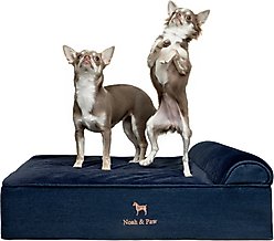 Noah & Paw Machine Washable Orthopedic Sofa Dog Bed, Dark Blue, Medium