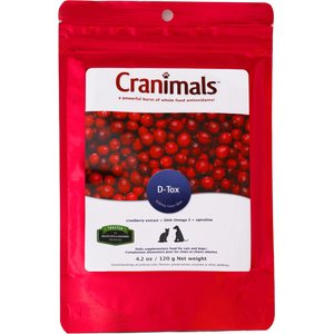 Cranimals DTOX Spirulina Powder Supplement for Dogs, 4.2-oz bag