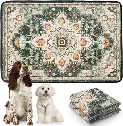 PatiencET Super Absorbent Non-Slip Washable Dog Pee Pads, Green, 24 x 36-in, 2 count