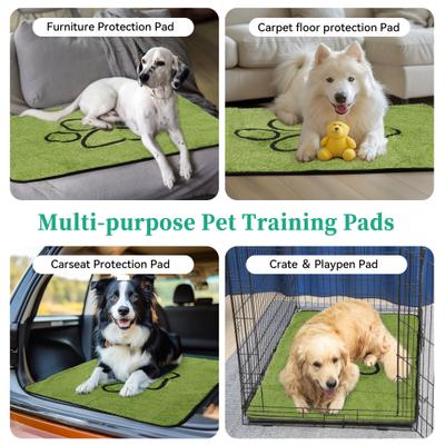 Show full view: PatiencET Super Absorbent Embroidered Washable Dog Pee Pads, 2 count, 36 x 41-in slide 2 of 7