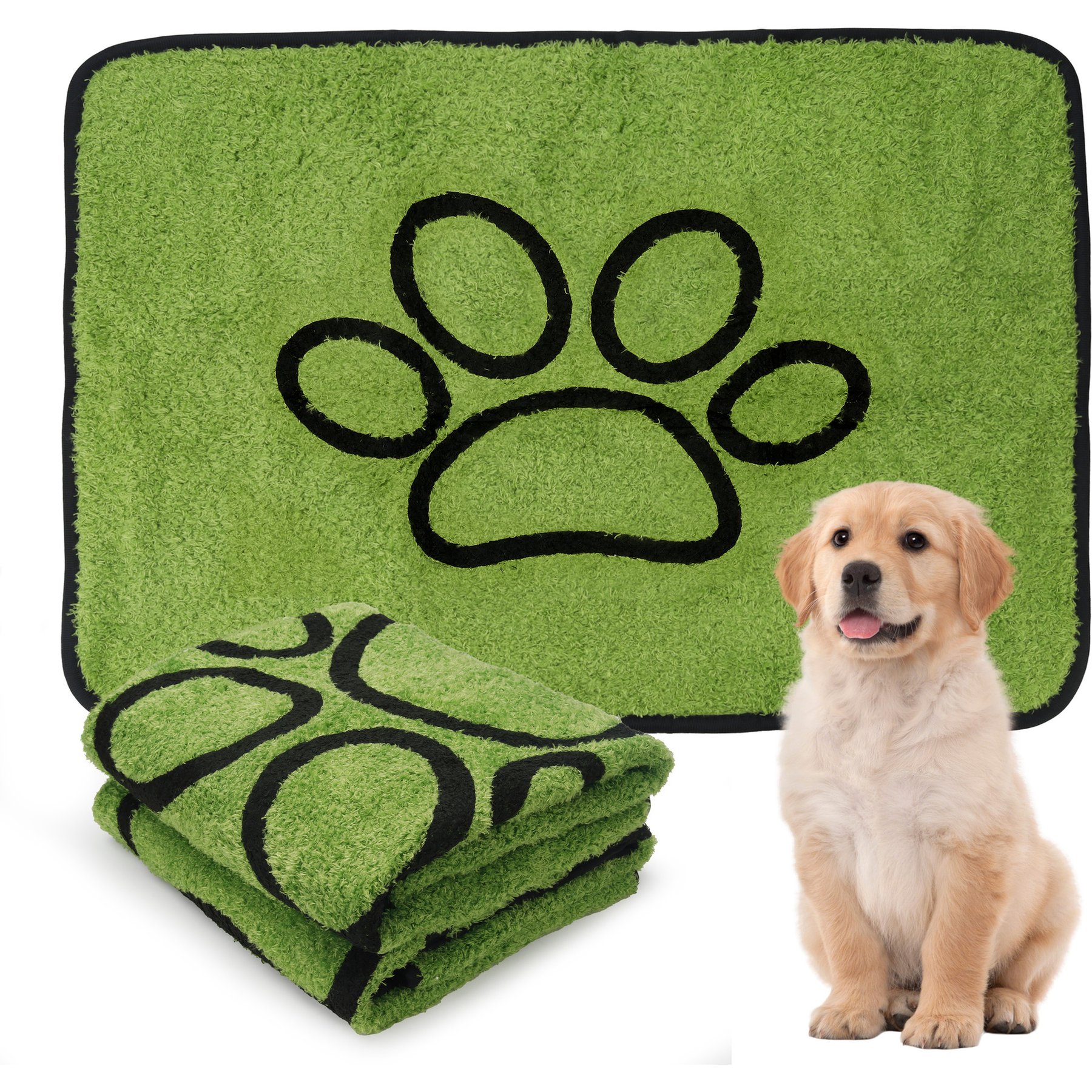 PatiencET Super Absorbent Washable Dog Pee Pads, 2 count, 24 x 36-in