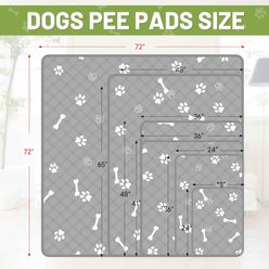 PatiencET Super Absorbent Washable Dog Pee Pads, 72 x 72-in, 1 count slide 2 of 9