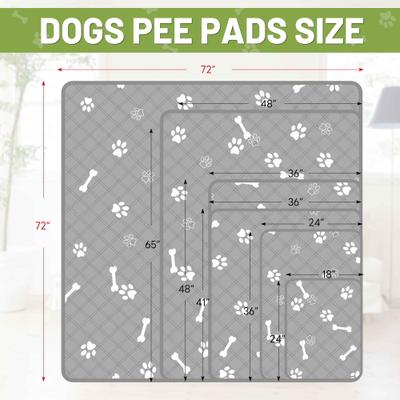 Show full view: PatiencET Super Absorbent Washable Dog Pee Pads, 72 x 72-in, 1 count slide 10 of 11
