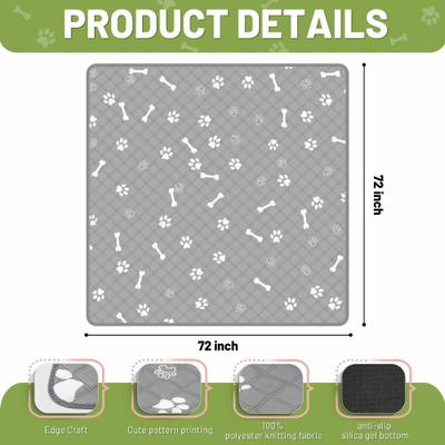 Show full view: PatiencET Super Absorbent Washable Dog Pee Pads, 72 x 72-in, 1 count slide 8 of 11