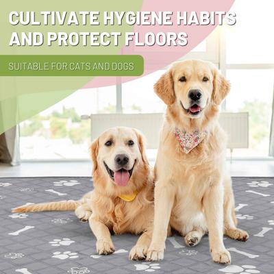 Show full view: PatiencET Super Absorbent Washable Dog Pee Pads, 72 x 72-in, 1 count slide 6 of 11