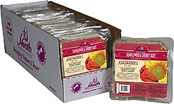 Heath Outdoor Products Sunflower & Cherry Suet Cake Songbird Food, 10-oz tray, case of 12