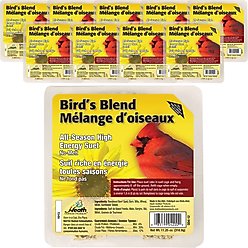 Heath Outdoor Products All Season High Energy Suet Cake Songbird Food, 11.25-oz tray, case of 10