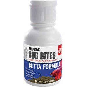 Fluval Bug Bites Betta Granules Fish Food, 1.5-oz