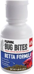 Fluval Bug Bites Betta Granules Fish Food, 1.5-oz