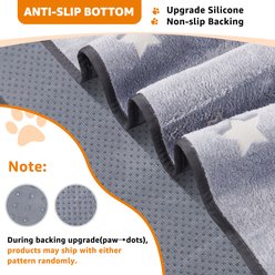 LOOBANI Star Pattern Washable Puppy & Dog Training Pee Pads, Grey, 2 count, 48 x 48-in slide 2 of 8