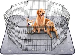LOOBANI Star Pattern Washable Puppy & Dog Training Pee Pads, Grey, 2 count, 31 x 36-in slide 1 of 8