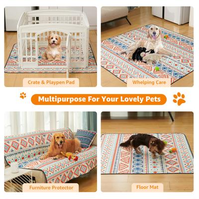 Show full view: LOOBANI Super Absorbent Reusable Washable Dog Pee Pads, Beige, 16 x 24-in, 2 count slide 6 of 8