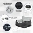 Show in main carousel: TRIXIE Dog Car Booster Seat, Black, 15.7 x 19.7 x 14.6-in slide 5 of 9