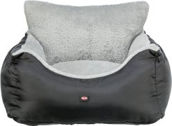 TRIXIE Dog Car Booster Seat, Black, 15.7 x 19.7 x 14.6-in