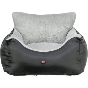TRIXIE Dog Car Booster Seat, Black, 15.7 x 19.7 x 14.6-in