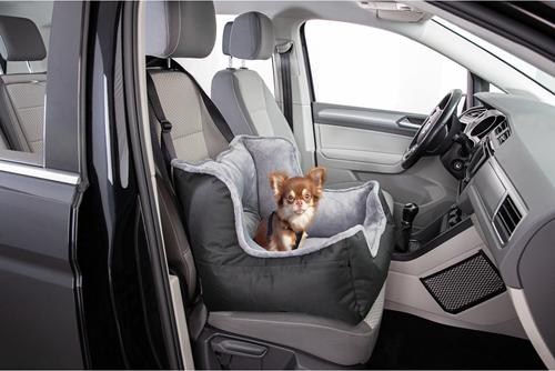 Show full view: TRIXIE Dog Car Booster Seat, Black, 19.7 x 19.7 x 15.7-in slide 3 of 9