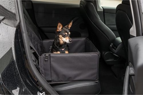 Show full view: TRIXIE Dog Car Booster Seat, Black, 17.7 x 17.7 x 9.4-in slide 2 of 7
