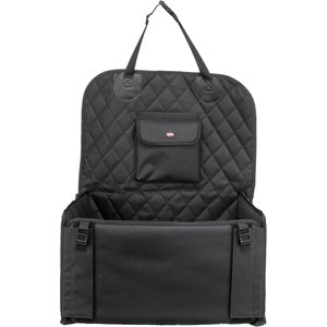 TRIXIE Dog Car Booster Seat, Black, 17.7 x 17.7 x 9.4-in
