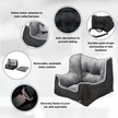 Show in main carousel: TRIXIE Dog Car Booster Seat, Black, 19.7 x 19.7 x 15.7-in slide 5 of 11