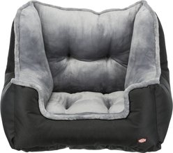 TRIXIE Dog Car Booster Seat, Black, 19.7 x 19.7 x 15.7-in