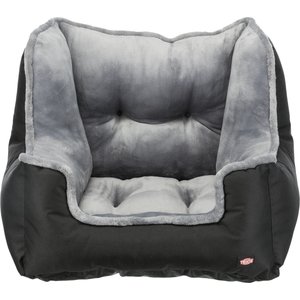 TRIXIE Dog Car Booster Seat, Black, 19.7 x 19.7 x 15.7-in