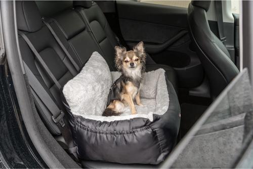 Show full view: TRIXIE Dog Car Booster Seat, Black, 15.7 x 19.7 x 14.6-in slide 3 of 8