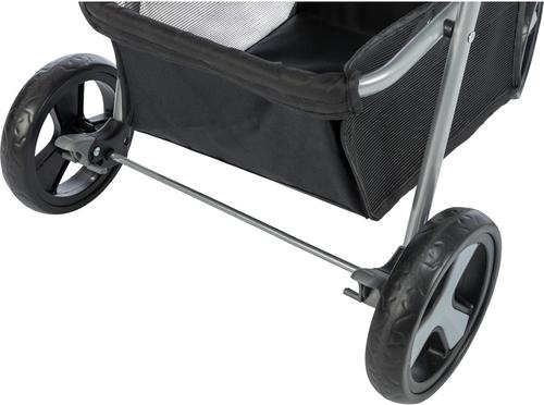 Show full view: TRIXIE Foldable Cat & Dog Stroller, Gray slide 9 of 10