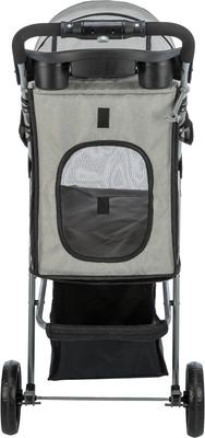 Show full view: TRIXIE Foldable Cat & Dog Stroller, Gray slide 7 of 10