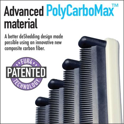 Show full view: FUR4 Long Hair Cat Deshedding Tool, Purple slide 5 of 10