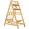 Show in main carousel: NonoPets Indoor Cat Climbing Frame with Hammock Straching Post Climbing Web & Danging Sisal Ball, Beige, 25.59 x 15.75 x 33.46-in slide 1 of 6