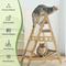 Show in main carousel: NonoPets Indoor Cat Climbing Frame with Hammock Straching Post Climbing Web & Danging Sisal Ball, Beige, 25.59 x 15.75 x 33.46-in slide 4 of 6