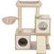 Show in main carousel: TRIXIE Addison 35.5-in Wooden Cat Tree & Condo with Sisal Scratching Post, Beige slide 1 of 7