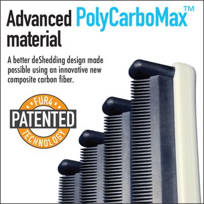 Show full view: FUR4 Long Hair Dog Deshedding Tool, Orange slide 5 of 10