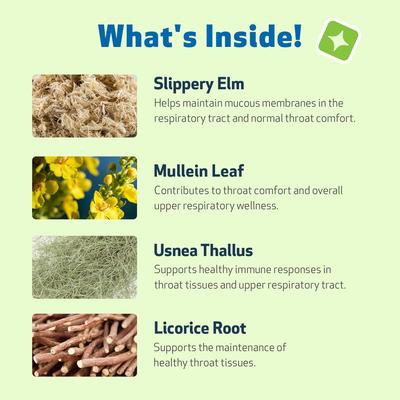 Show full view: Pet Wellbeing Throat Gold Bacon Flavored Liquid Respiratory Supplement for Dogs & Cats, 2-oz bottle, Green slide 7 of 10