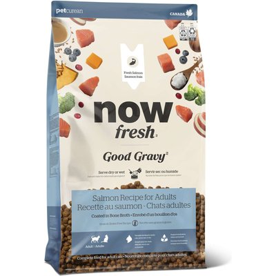 Now Fresh Now Fresh Good Gravy Salmon Recipe Grain-Free Adult Dry Cat Food, 3-lb bag