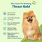 Show in main carousel: Pet Wellbeing Throat Gold Bacon Flavored Liquid Respiratory Supplement for Dogs & Cats, 2-oz bottle, Green slide 4 of 10