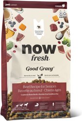 Now Fresh Good Gravy Senior Chicken-Free Beef Recipe with Ancient Grains Dry Dog Food, 3.5-lb bag
