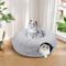 Show in main carousel: Heeyoo Cat Cave Bed, Light Grey, Large slide 5 of 8