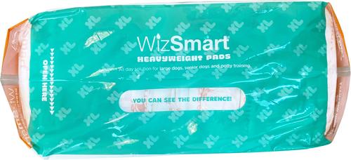 Show full view: WizSmart Heavyweight Ultra 14-Cup Dog & Puppy Training Pads, X-Large: 23.5 x 31.5-in, 24 count slide 6 of 9