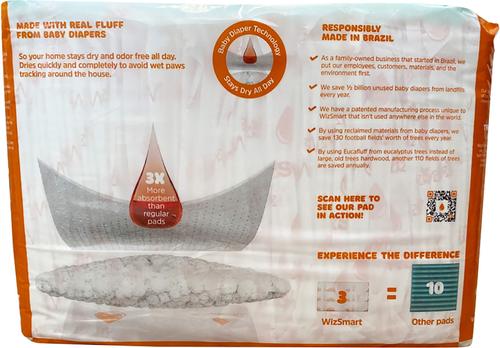 Show full view: WizSmart Heavyweight Ultra 14-Cup Dog & Puppy Training Pads, X-Large: 23.5 x 31.5-in, 24 count slide 2 of 9