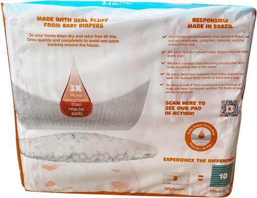 Show full view: WizSmart Heavyweight 6-Cup Dog & Puppy Training Pads, 23.5 x 22-in, 50 count slide 2 of 9