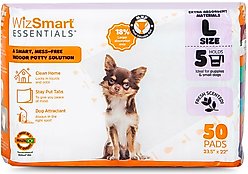 WizSmart Essentials Dog & Puppy Training Pads, Large: 23.5 x 22-in, 50 count, Fresh Scented