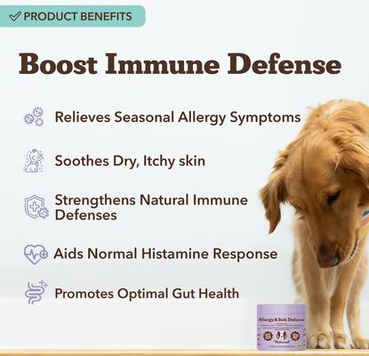 Show full view: Natural Dog Company Allergy & Itch Defense Chews Dog Supplement, 90 count slide 8 of 10