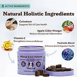 Natural Dog Company Allergy & Itch Defense Chews Dog Supplement, 90 count slide 2 of 8