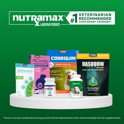 Show full view: Nutramax Dermaquin Skin Support Vitamins Chew Supplement for Large Dogs, 60 count slide 9 of 10