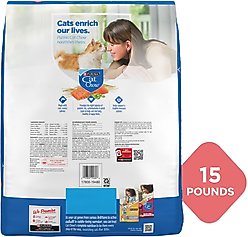 Purina Cat Chow Complete High Protein with Real Salmon Dry Cat Food, 15-lb bag slide 2 of 8