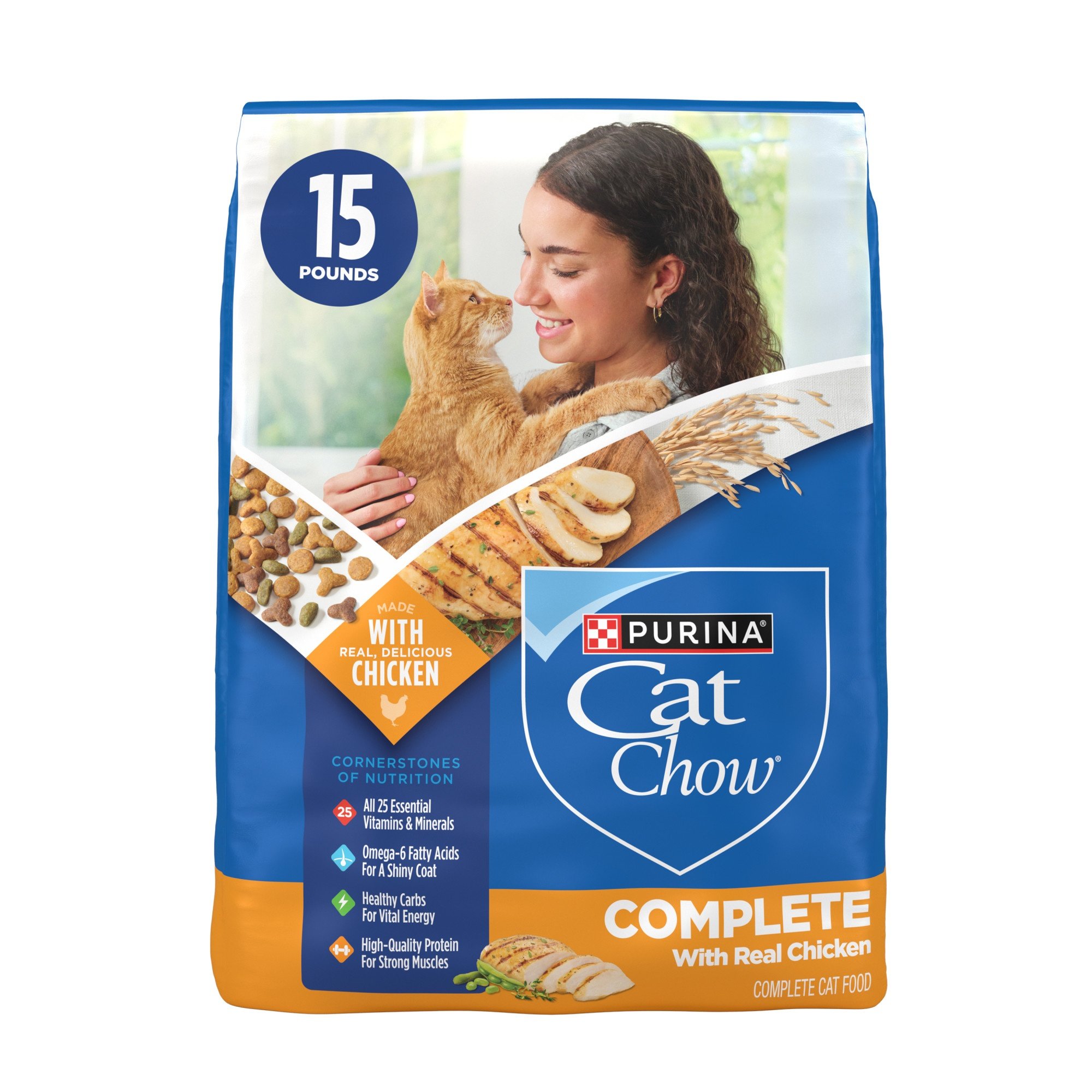 Purina Cat Chow Complete with Real Chicken & Vitamins Dry Cat Food