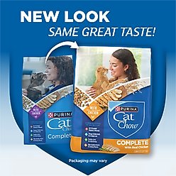 Purina Cat Chow Complete with Real Chicken & Vitamins Dry Cat Food, 20-lb bag slide 2 of 8