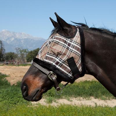 Show full view: Kensington Protective Products Signature Horse Fly Mask, Deluxe Black, Average slide 2 of 10