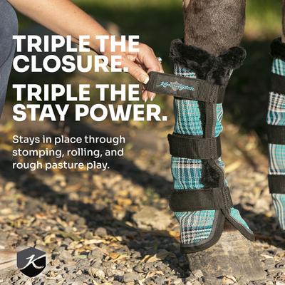 Show full view: Kensington Protective Products Yellowstone Horse Fly Boots with Fleece, Large slide 5 of 8